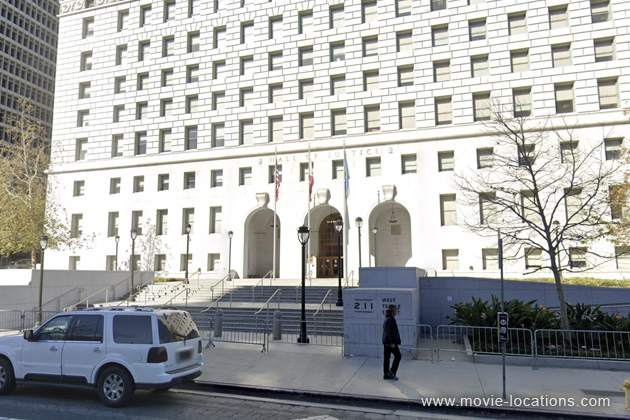 48 Hrs film location: Hall Of Justice, West Temple Street, Downtown Los Angeles