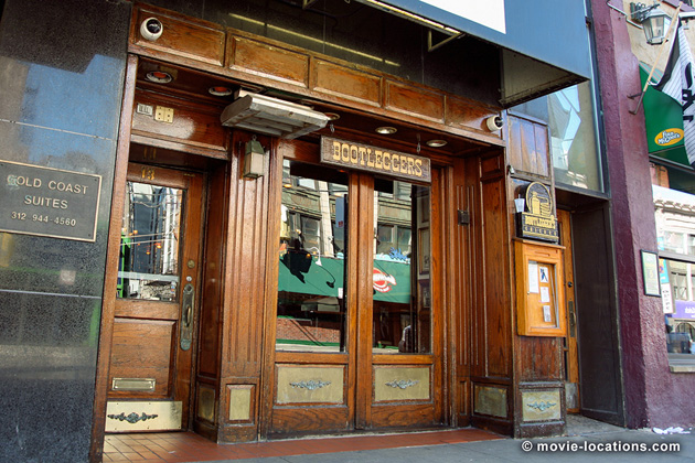 About Last Night film location: Bootleggers, 13 West Division Street, Chicago