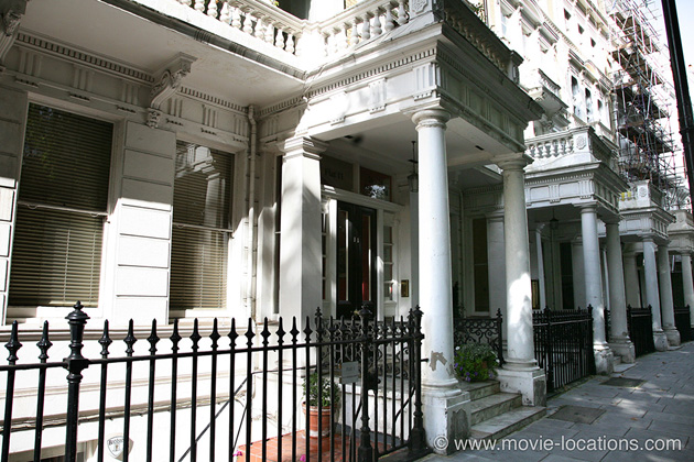 About Time film location: Courtfield Gardens, Earl's Court, London SW5