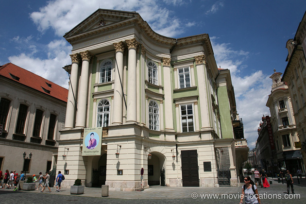 Amadeus location: Estates Theatre, Zelezna Street, Prague