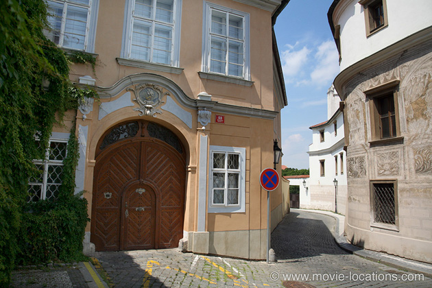 Amadeus location: Kanovnická, Mala Strana, Prague