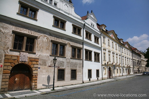 Amadeus location: Kanovnická, Mala Strana, Prague
