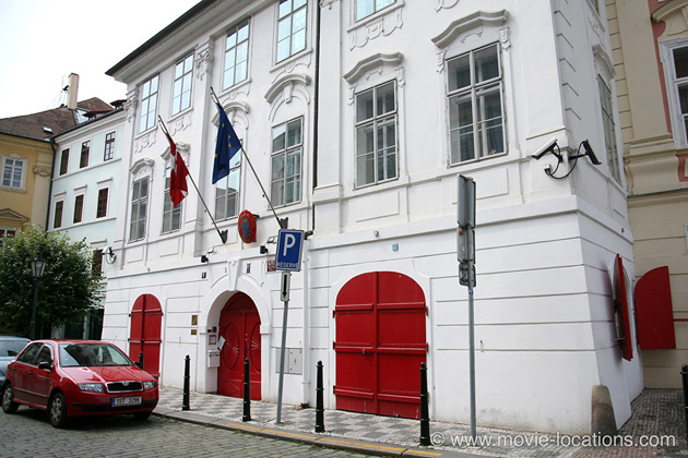 Amadeus location: the Archbishop's Palace, Prague