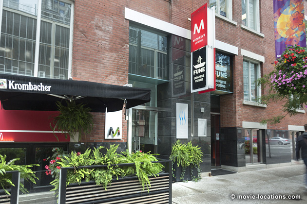 American Psycho location: Michael's On Simcoe, Simcoe Street, Toronto