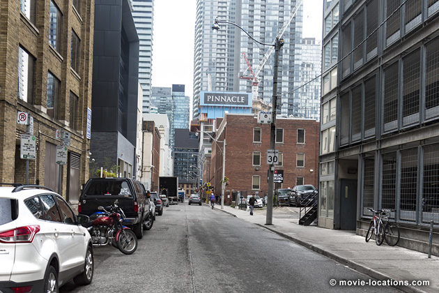 American Psycho location: Michael's On Simcoe, Simcoe Street, Toronto