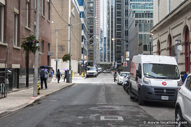 American Psycho location: Michael's On Simcoe, Simcoe Street, Toronto