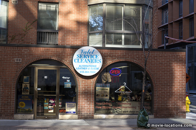 American Psycho location: Valet Cleaners, Church Street, Toronto
