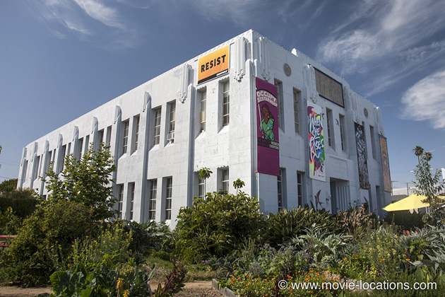 Assault on Precinct 13 location: the deserted precinct: Social and Public Art Resource Center, Venice Boulevard, Venice, Los Angeles