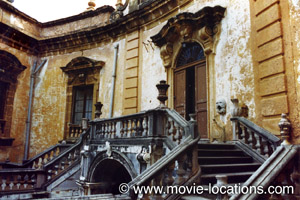 L'Avventura location: Villa Palagonia, Bagheria, Sicily.