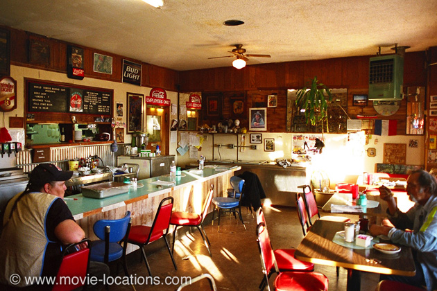 Bagdad Cafe location: the Bagdad Cafe, Newberry Springs, California
