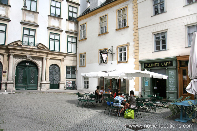 Before Sunrise location: Kleines Cafe, Franziskanerplatz, Vienna, Austria