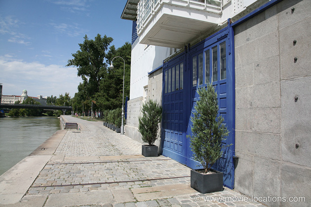 Before Sunrise location: Otto Wagner Schützenhaus, Donaukanal, Vienna, Austria