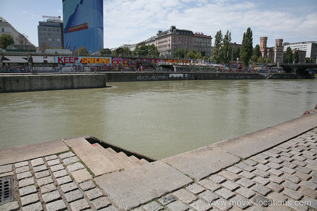 Before Sunrise location: Donaukanal, Vienna, Austria