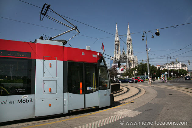 Before Sunrise location: Votivkirche, Rooseveltplatz, Vienna, Austria