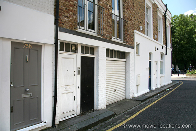 Blowup location: Pottery Lane, Holland Park, London W11