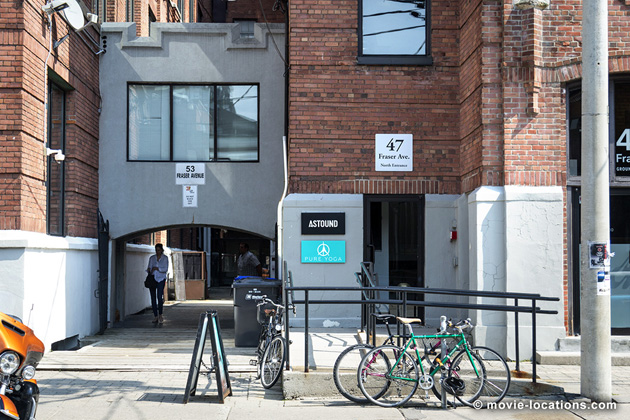 The Boondock Saints filming location: Fraser Avenue, Liberty Village, Toronto