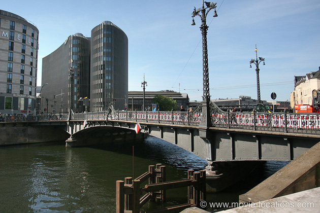 The Bourne Supremacy filming location: Friedrichstrasse Bridge, Berlin