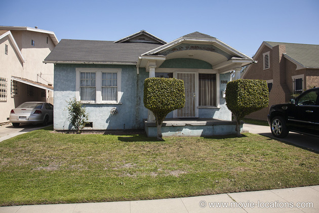 Boyz N The Hood filming location: the Styles home: Cimarron Street, Park Mesa Heights, Los Angeles