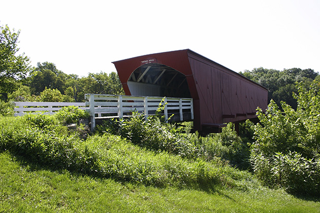 The Bridges of Madison County location: The Roseman Bridge, Winterset, Iowa