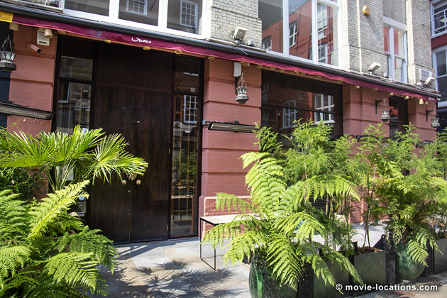 Bridget Jones's Diary location: Momo, 25-27 Heddon Street, London W1