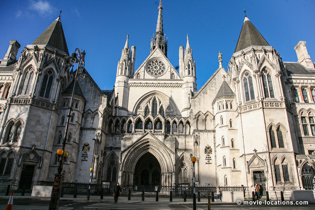 Bridget Jones's Diary location: Royal Courts of Justice, The Strand, London WC2