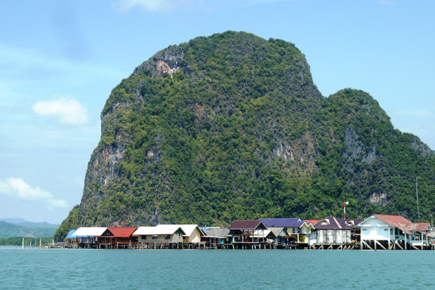 Bridget Jones: The Edge Of Reason film location: Ko Panyi, Phang Nga Bay, Thailand