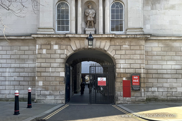 Bridget Jones: The Edge Of Reason film location: St Bart's Hospital, West Smithfield, London EC1