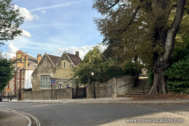 Bridget Jones: Mad About The Boy film location: Christchurch School, Hampstead, London NW3