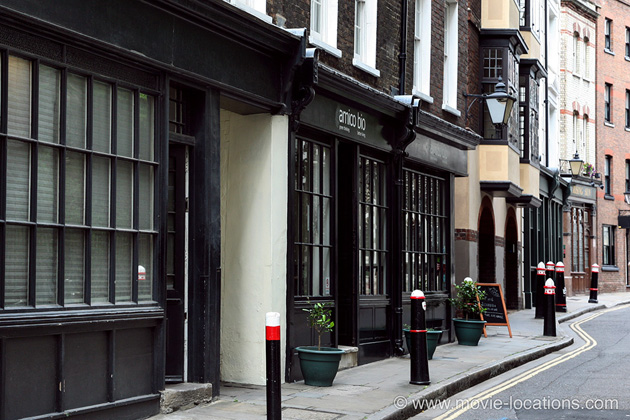 Brighton Rock filming location: Cloth Fair, Smithfield, London