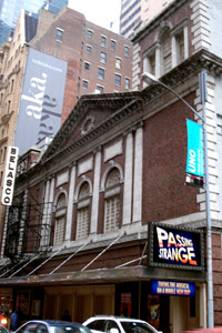 Bullets Over Broadway film location: Belasco Theatre, New York