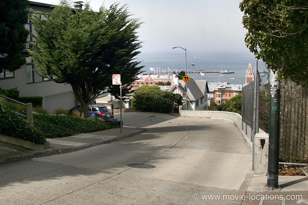 Bullitt location: Larkin at Francisco Street, San Francisco