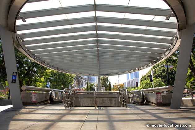 Captain Marvel film location: Civic Center Station, Downtown Los Angeles