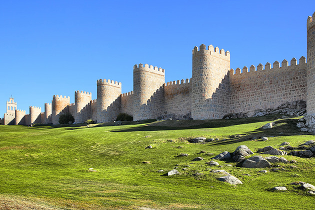 Chimes At Midnight film location: City Walls, Avila, Spain