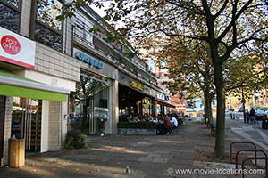 The Collector filming location: Haverstock Hill, Belsize Park, London NW3