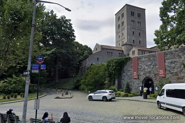 Coogan's Bluff film location: The Met Cloisters, Fort Tryon Park, Manhattan