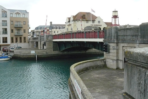 The Damned filming location: Town Bridge, Weymouth, Dorset