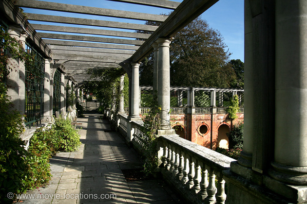 The Danish Girl filming location: Hampstead Heath Pergola, North End Way Road, Hampstead, London NW3