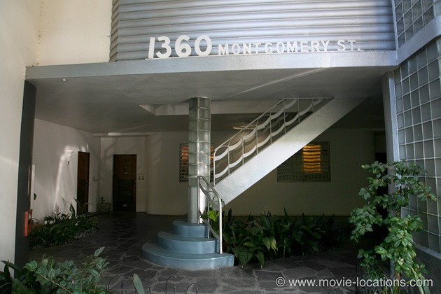 Dark Passage film location: 1360 Montgomery Street, San Francisco