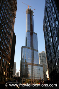 Transformers Age Of Extinction film location: Trump Tower, North Wabash Avenue, Chicago