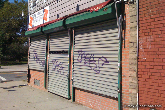 The Departed film location: Park Luncheonette, Driggs Avenue, Greenpoint, Brooklyn