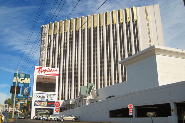 Diamonds Are Forever location: the Tropicana, Las Vegas Boulevard South, Las Vegas