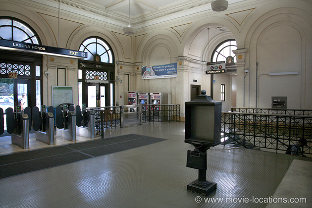 Dirty Harry film location: Forest Hills MUNI Station, San Francisco
