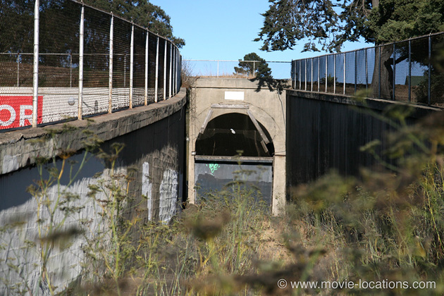 Dirty Harry film location: Fort Mason Tunnel, San Francisco