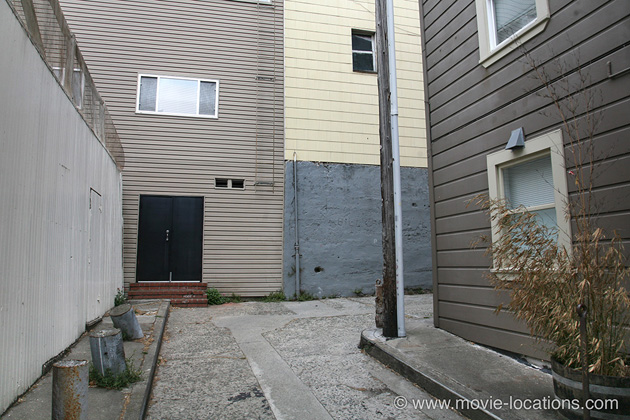 Dirty Harry film location: Krausgrill Place, North Beach, San Francisco