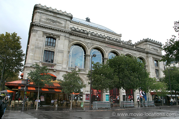 Diva film location: Theatre du Chatelet, place du Chatelet, Paris