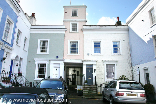 Dracula A.D.1972 film location: 75 Hillgate Place, Notting Hill, London W8