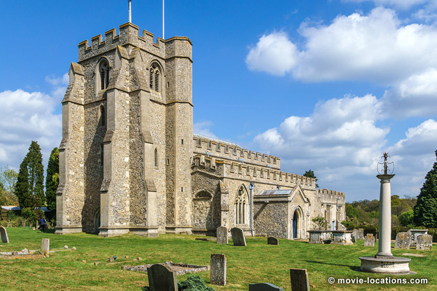 Emma filming location: All Saints Church, St Paul's Walden, Hertfordshire