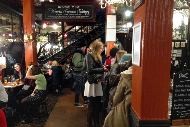 The Entertainer filming location: The Salisbury, St Martin's Lane, London WC2