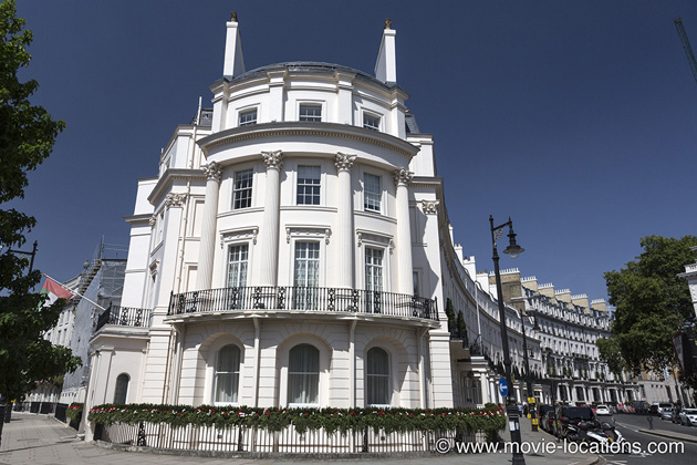 The Fallen Idol location: Belgrave Square, Belgravia, London SW1