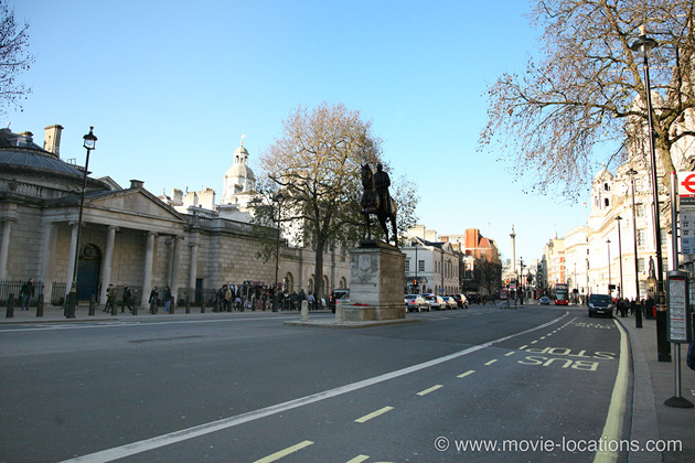 Fast And Furious 6 film location: Whitehall, Westminster, London